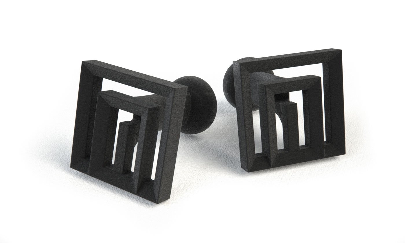 HOFFCUFF SQUARE CUFFLINKS PA – Bild 2