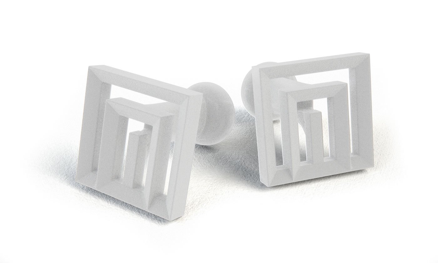 HOFFCUFF SQUARE CUFFLINKS PA – Bild 4
