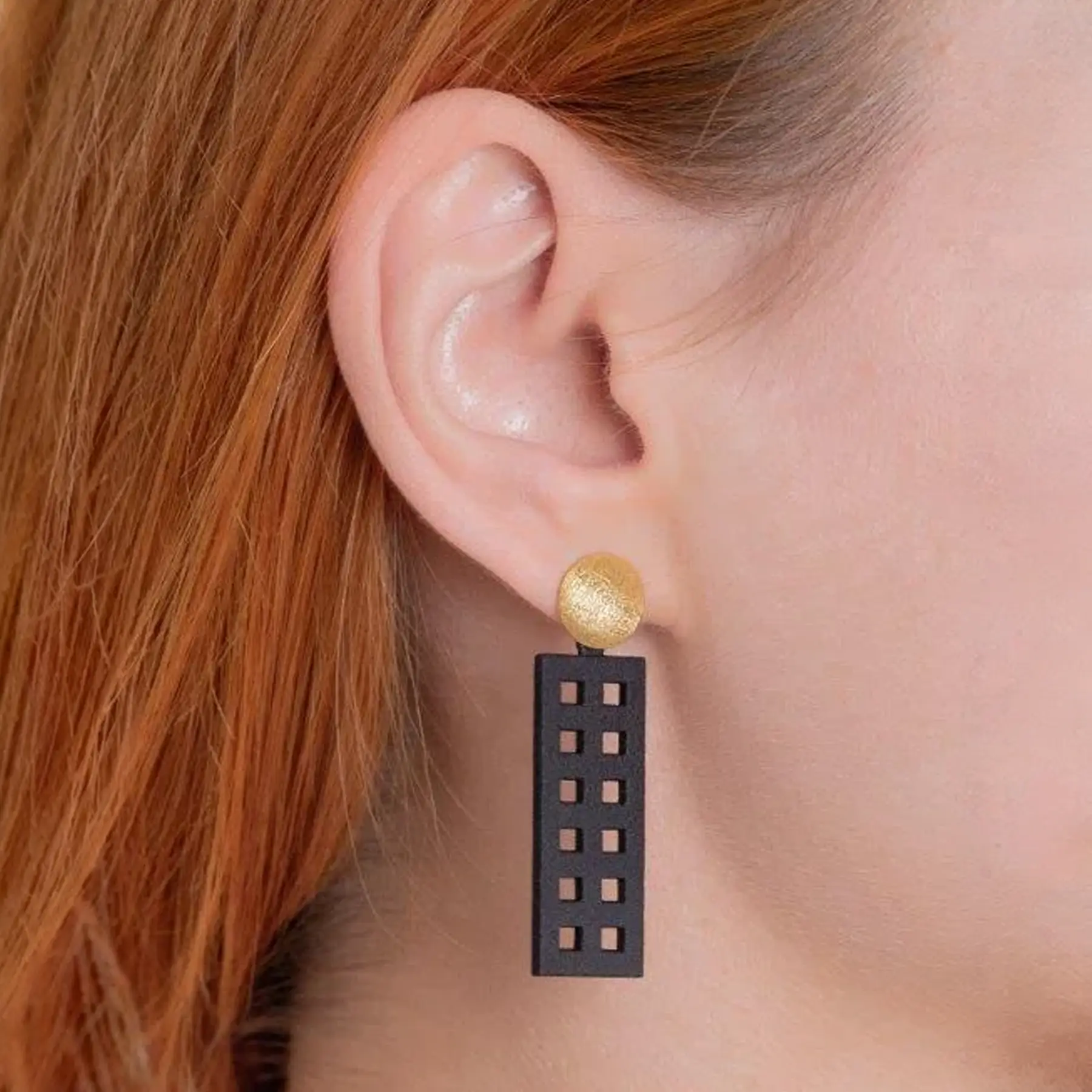 HOFFMANN GRID EAR STUDS – Bild 2