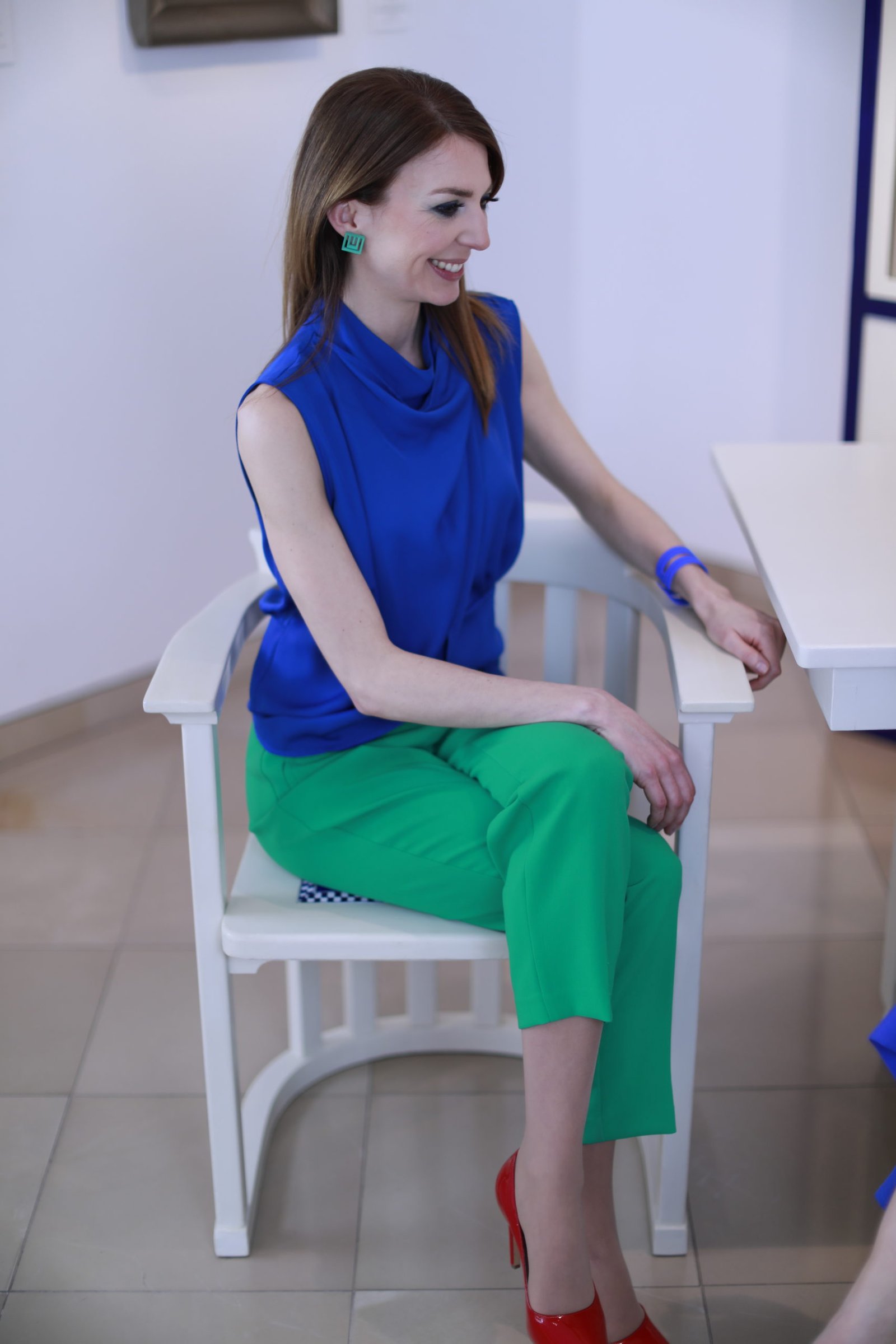 HOFFMANN SQUARE EAR STUDS – Bild 5